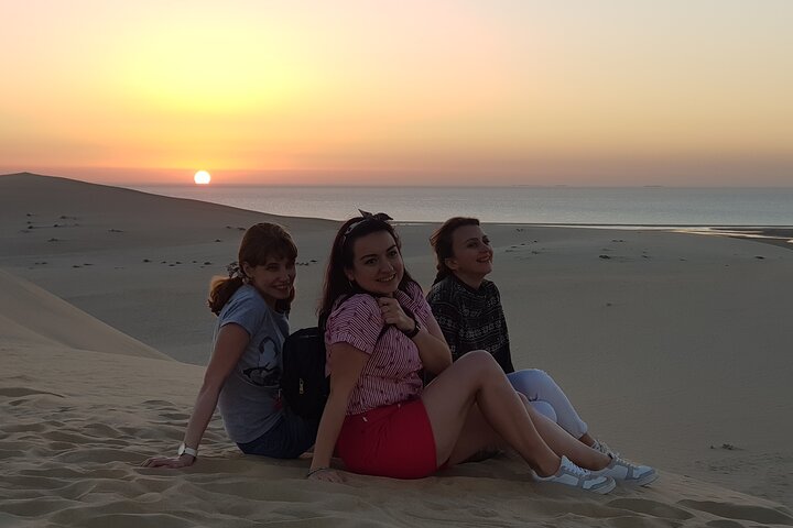Doha: Sunrise /Sunset Desert Safari with Sand Boarding,Camel ride photo 4