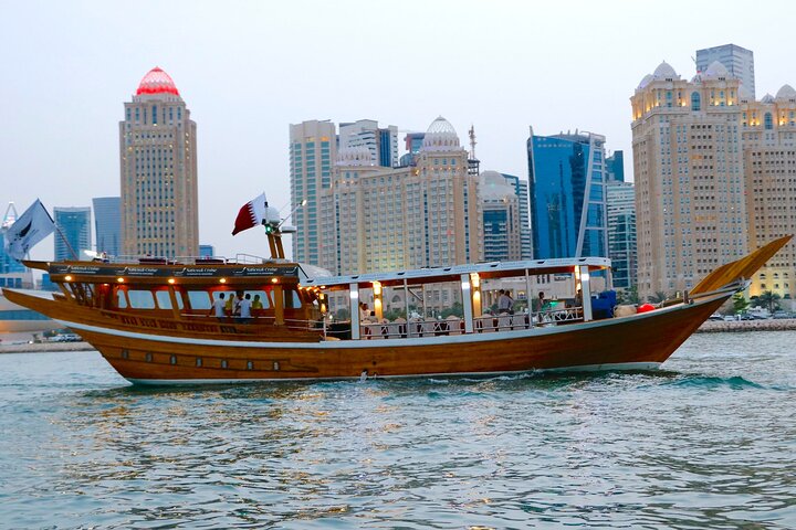 Doha Evening Dhow Cruise with Box Park Corniche and Pearl